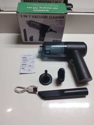 Portable High Power 3 in 1 Home & Car Vacuum Cleaner | USB Rechargeable Wireless Handheld Vacuum Cleaner photo review
